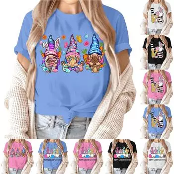 Женский топ с коротким рукавом и принтом на шее S шафрановый