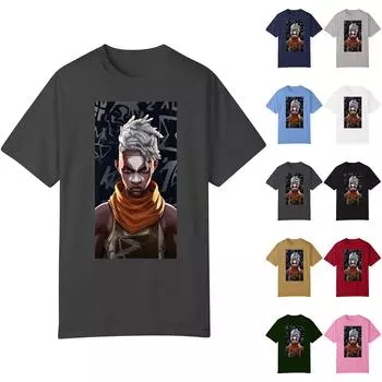 Женский топ с короткими рукавами и принтом Arcane L чёрный