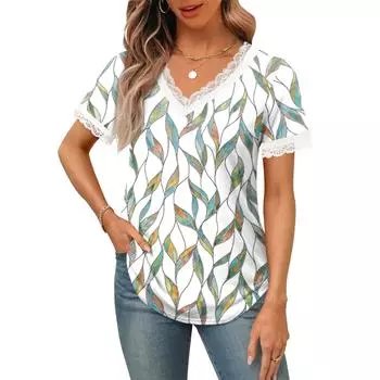 Женский топ-жилет с круглым вырезом в стиле пэчворк XXL красный