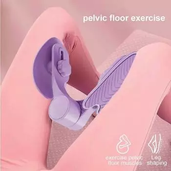 Женский тренажер для бедер, тренажер Кегеля, мышцы тазового дна, ноги, руки, ягодицы, оборудование для тренировок после родов, спорт для похудения розовый