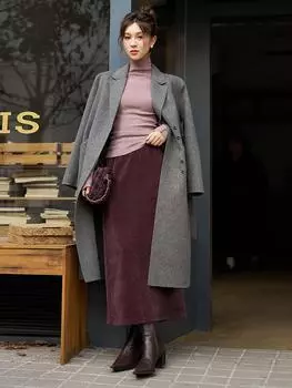 Женский Тренч Mishow, новинка зимы 2023, модное однотонное элегантное универсальное пальто с длинными рукавами, MXC52W0206