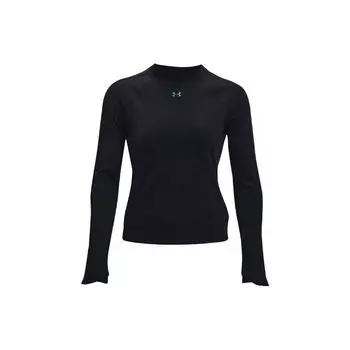 Женский тренировочный топ с длинными рукавами Under Armour Rush ColdGear Core, черный 1365721-001 M
