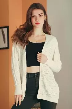 Женский трикотажный кардиган