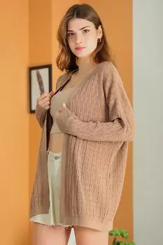 Женский трикотажный кардиган