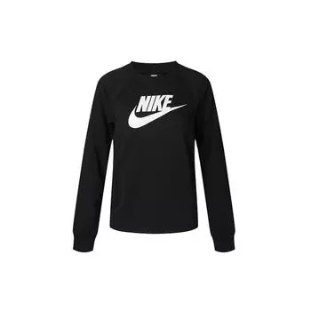 Женский трикотажный свитшот с круглым вырезом Nike Sportswear Essential, черный BV4113-010 S