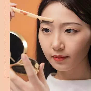 Женский триммер для макияжа бровей безопасен и компактен, скребок для снятия бровей удобен в переноске.