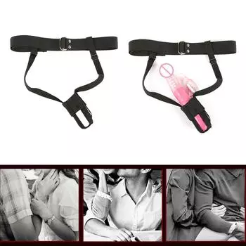 Женский удерживающий вибратор для пениса с ремешком, пояс верности, нижнее белье, ремень для массажа, мастурбация, пояс для талии, секс-игрушка