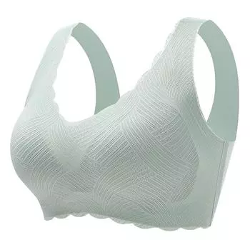 Женский удобный бесшовный бюстгальтер для сна большого размера, беспроводной тонкий бюстгальтер, нижнее белье в сборе, спортивный жилет для йоги, минимайзер, топ на бретелях, бюстгальтер XXXXXXL