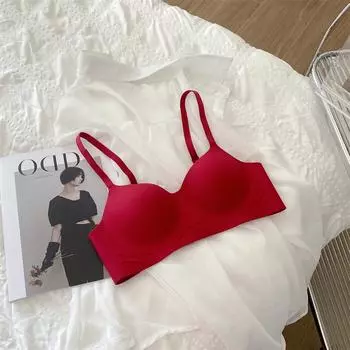 Женский удобный цельный бюстгальтер без косточек XL белый