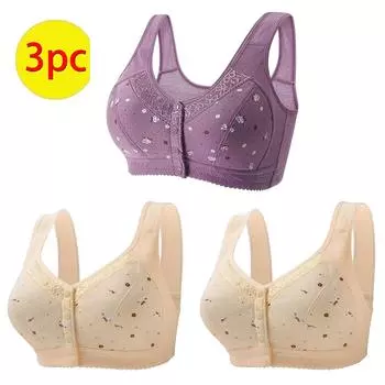 Женский удобный кружевной дышащий бюстгальтер, нижнее белье без ободков L фиолетовый