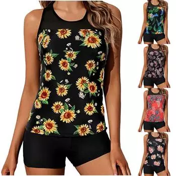 Женский удобный сексуальный купальник бикини с раздельным телом L зелёный