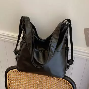 Женский универсальный ретро женский рюкзак зимняя сумка через плечо бежевый