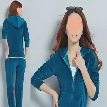 Женский утягивающий бархатный костюм для йоги и бега, спортивная одежда из двух частей XL