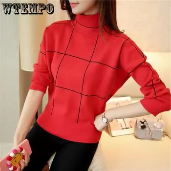 Женский уютный вязаный пуловер, кашемировый свитер с круглым вырезом, нечеткий приталенный шерстяной свитер OneSize хаки