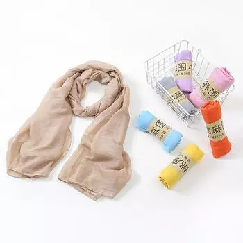 Женский ветрозащитный шарф в национальном стиле, шали, накидки, однотонные хлопковые теплые шарфы, зимний весенний подарок