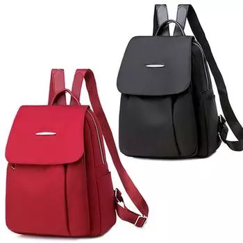 Женский водонепроницаемый рюкзак с защитой от кражи из ткани Оксфорд для путешествий и повседневной носки, школьная сумка чёрный