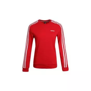 Женский вязаный свитер Adidas Neo с круглым вырезом на флисовой подкладке, красный GJ8744 M