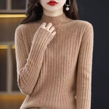 Женский вязаный свитер, осенний свитер с длинным рукавом, женские зимние повседневные свитера S белый