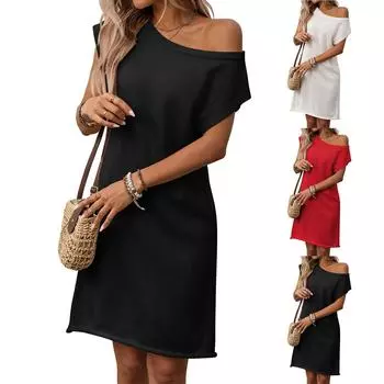 Женский вязаный свитер, пуловер, однотонный, без рукавов, реглан, платья L белый