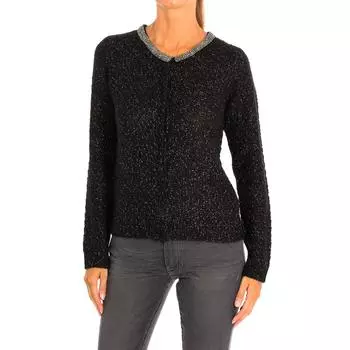 Женский вязаный свитер с длинными рукавами FSTRASSY00000ML172 S чёрный