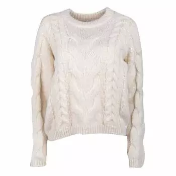 Женский вязаный свитер с круглым вырезом VERO MODA XS чёрный