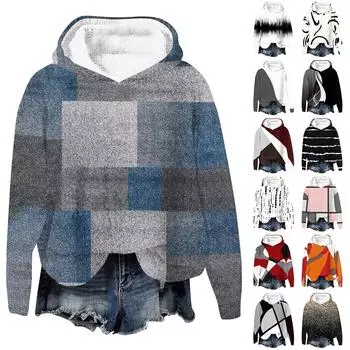 Женский вязаный свитер, симпатичная рубашка, осенний свитер с круглым вырезом, топы, толстовка с капюшоном L бежевый