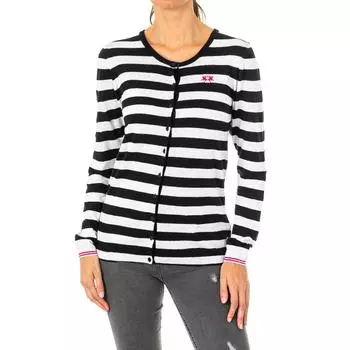 Женский вязаный жакет на пуговицах спереди LWS004