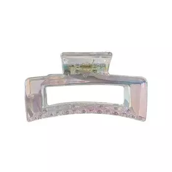 Женский зажим для волос с прозрачным дизайном, с прочным захватом, заколка для волос с задней стороны, большого размера, органайзер для волос, аксессуары для причесок A