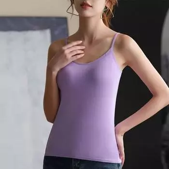 Женский жилет, бесшовный однотонный топ, майка с открытой спиной, эластичный летний мягкий тонкий топ, женская нижняя часть 2XL чёрный