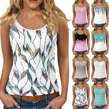 Женский жилет без рукавов с глубоким вырезом, футболка с U-образным вырезом, подтяжки XXL циан