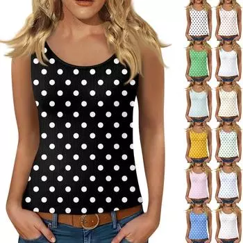 Женский жилет без рукавов с глубоким вырезом, футболка с U-образным вырезом, подтяжки XL чёрный