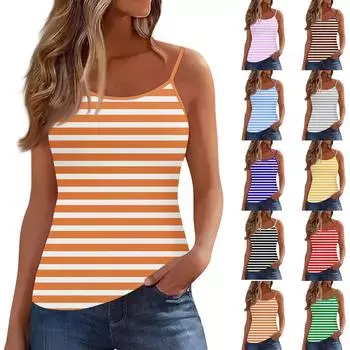 Женский жилет без рукавов с глубоким вырезом, футболка с U-образным вырезом, подтяжки S фиолетовый