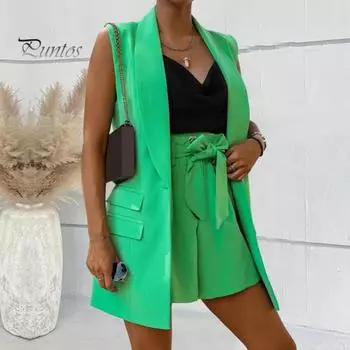 Женский жилет без рукавов с одной пуговицей в западном стиле, облегающий кардиган, костюм, пальто, чистый цвет, глубокий V-образный вырез, формальный деловой стиль, женский жилет S оранжевый