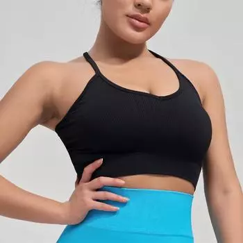 Женский жилет для бега со встроенным бюстгальтером и съемными подушечками M