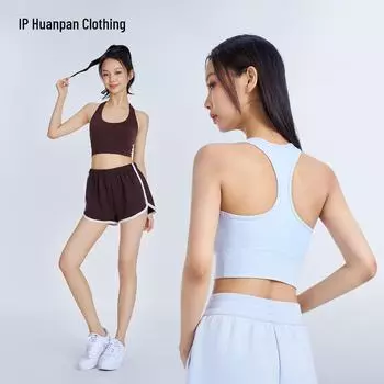 Женский жилет для йоги Huanpan высшего класса с накладками на грудь и стильной спинкой XL/10