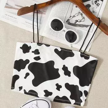 Женский жилет на бретельках Summerhalter, сексуальные укороченные топы с открытой спиной, узкие майки, топы, клубная одежда L белый