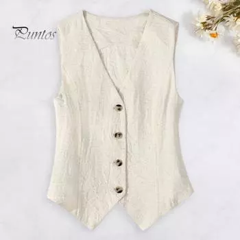 Женский жилет однобортный однотонный без рукавов с V-образным вырезом, облегающий строгий деловой кардиган в стиле ретро для офиса, свадьбы, банкета, жилет XXL чёрный