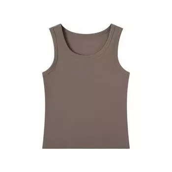 Женский жилет весна-лето из пряжи спандекс однотонный Pure Desire тонкий короткий топ с антибликовым покрытием маленькие подтяжки S белый