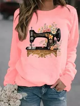 Женский зимний свитер с круглым вырезом и длинными рукавами, демонстрирующий разнообразие модных узоров S