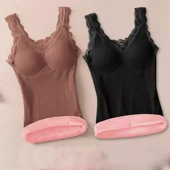 Женский зимний утепленный мягкий жилет с высокой эластичностью для веса 35-65 кг хаки