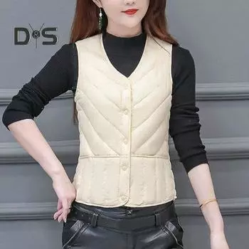 Женский зимний жилет, пальто, утепленное, однотонное, без рукавов, толстый, мягкий, облегающий, однобортный кардиган с V-образным вырезом, ветрозащитный, теплый, женский жилет XL вино красного