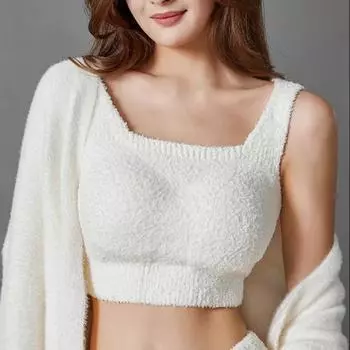 Женский зимний жилет со встроенными нагрудными накладками без стальных колец, толстый, теплый L синий