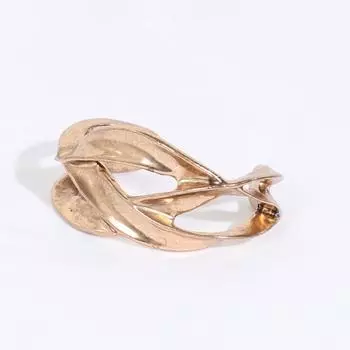 Женский золотой толстый браслет