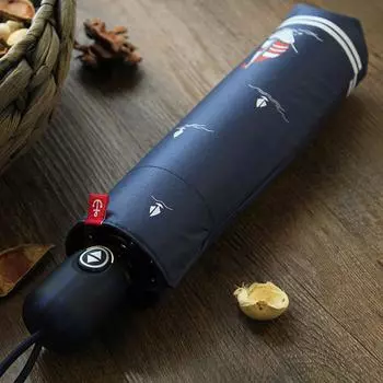 Женский зонтик, автоматический солнцезащитный зонт с защитой от УФ-лучей, женский зонтик от дождя с героями мультфильмов, ветрозащитный зонтик с 8 ребрами, милые брендовые солнцезащитные зонтики