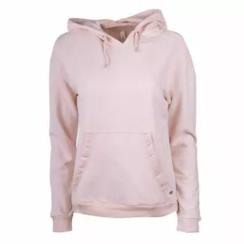 Женское базовое худи из 100% хлопка пастельно-розового цвета DEELUXE 74