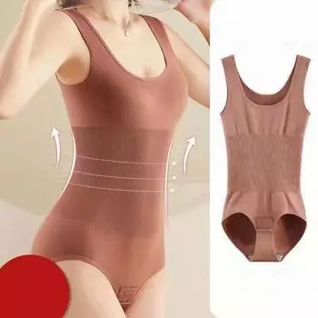 Женское бесшовное боди, корректирующее белье, стринги, формирователь тела, трусики, тренажер для талии, управление животом, нижнее белье для похудения, корсет XS чёрный