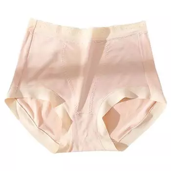 Женское бесшовное хлопковое нижнее белье, тонкие треугольные брюки, дышащее и удобное нижнее белье с запахом на талии M