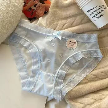 Женское бесшовное нижнее белье Hipster No Show Невидимое нижнее белье Ice Silk Stretch Трусики бикини Трусики M