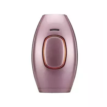 Женское безболезненное мягкое лазерное устройство для удаления волос Портативное мощное импульсное лазерное устройство для удаления волос Инструмент для ухода за телом US Plug розовый