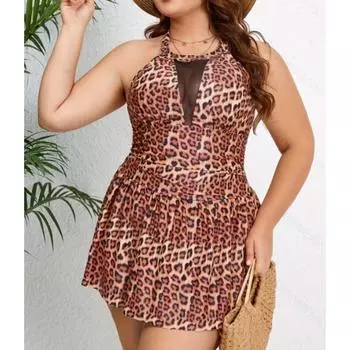 Женское бикини, сексуальный купальный костюм с высокой талией, пляжный купальник, женский летний купальник 0XL